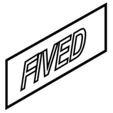 Chevy 96403865 Nameplate