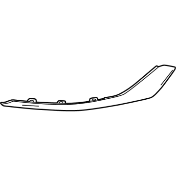 Cadillac OPTIQ Door Moldings - 85511060