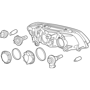 Pontiac Headlight - 92224812