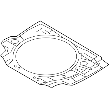 Saturn 13129790 Rear Floor Pan