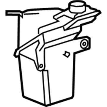 GM 22902563 Reservoir Tank 22902563 GM Reservoir Tank Illustration 1 of 1