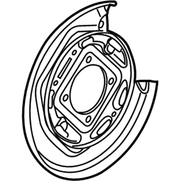 Hummer Backing Plate - 15111378