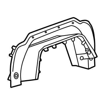 GM 84266353 Trim Plate, Black 84266353 GM Trim Plate, Black Illustration 1 of 1