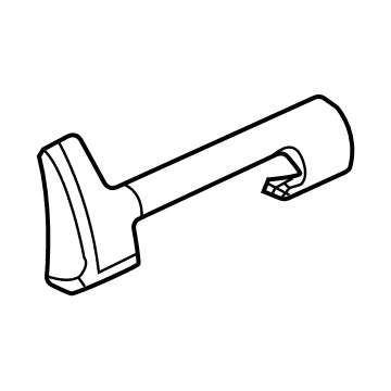 GM 84997752 Trim Pad, Black 84997752 GM Trim Pad, Black Illustration 1 of 1