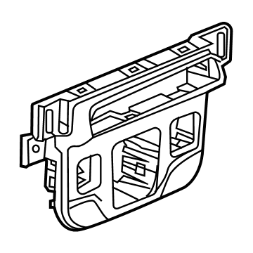 GM 84925670 Switch Bezel, Jet Black 84925670 GM Switch Bezel, Jet Black Illustration 1 of 1