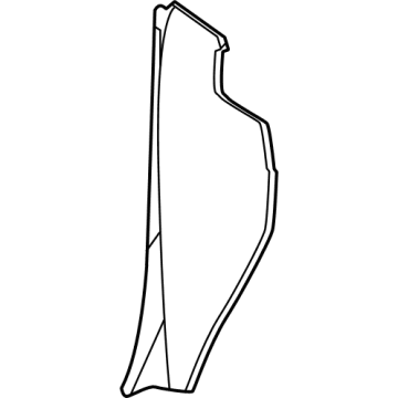 GM 84879458 Side Cover, Jet Black 84879458 GM Side Cover, Jet Black Illustration 1 of 1