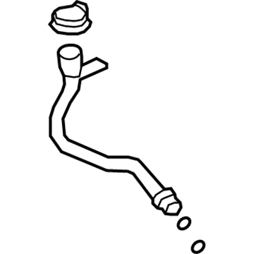 GM 96673289 Filler Tube 96673289 GM Filler Tube Illustration 1 of 1