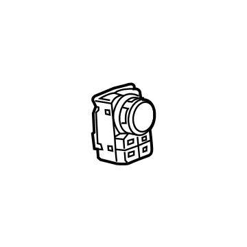 GM 84526524 Select Switch, Jet Black 84526524 GM Select Switch, Jet Black Illustration 1 of 1