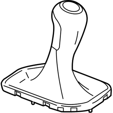 24279872 GM Shift Knob, Black Illustration 1 of 1