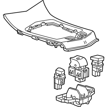 GM 22962560 Shift Panel 22962560 GM Shift Panel Illustration 1 of 1