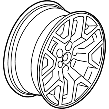 GM 23245011 Wheel, Alloy 23245011 GM Wheel, Alloy Illustration 1 of 1