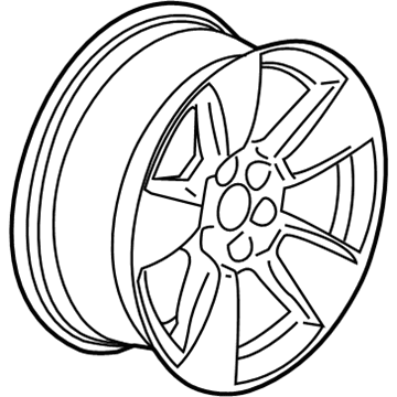GM 84105762 Wheel, Alloy 84105762 GM Wheel, Alloy Illustration 1 of 1
