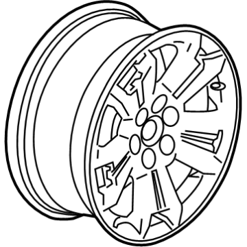 Chevy 23343590 Wheel, Alloy