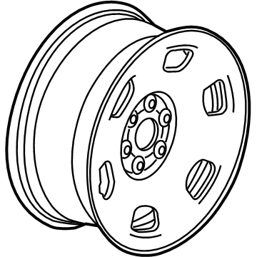 Chevy 84542606 Wheel, Steel