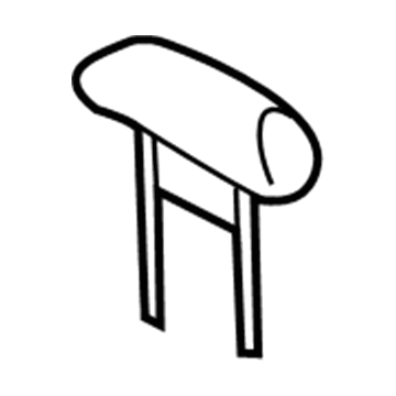 12474160 GM Headrest Pad, Rear Illustration 1 of 1