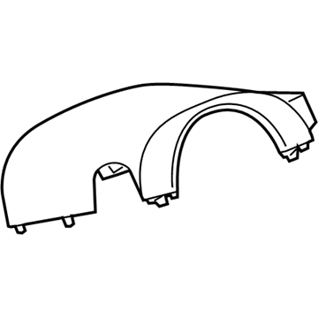 GM 15231773 Upper Shroud 15231773 GM Upper Shroud Illustration 1 of 1