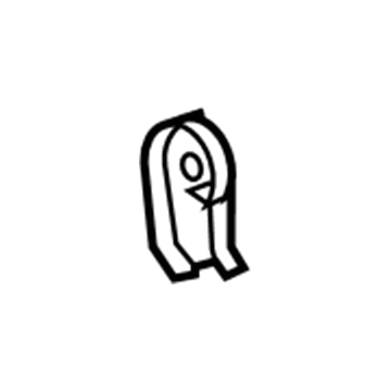 GM 88899311 Side Cover, Gray, Rear Inner 88899311 GM Side Cover, Gray, Rear Inner Illustration 1 of 1