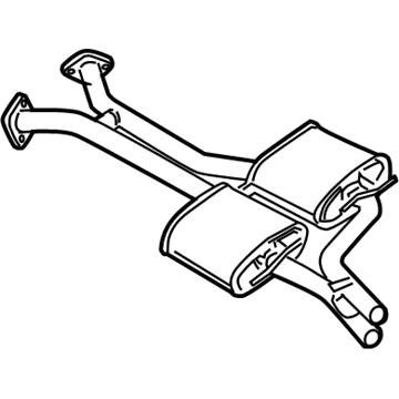 Pontiac 92066696 Muffler & Pipe