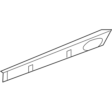 GM 25831409 Rear Cover, Driver Side 25831409 GM Rear Cover, Driver Side Illustration 1 of 1