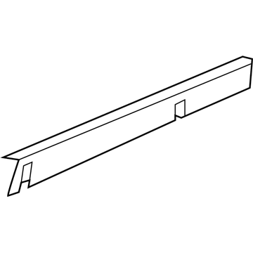 GM 15929675 Front Cover, Driver Side 15929675 GM Front Cover, Driver Side Illustration 1 of 1