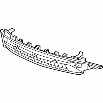 42771027 GM Lower Grille, Front Rear Illustration 1 of 1
