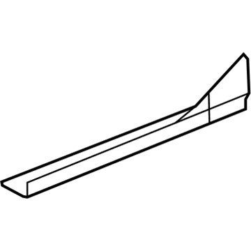 GM 20985547 Rear Extension, Passenger Side 20985547 GM Rear Extension, Passenger Side Illustration 1 of 1