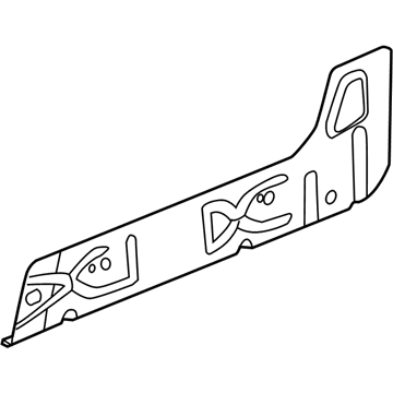 GM 23348729 Inner Rocker, Rear Passenger Side 23348729 GM Inner Rocker, Rear Passenger Side Illustration 1 of 1