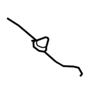 GM 22799151 Lock Rod, Passenger Side 22799151 GM Lock Rod, Passenger Side Illustration 1 of 1