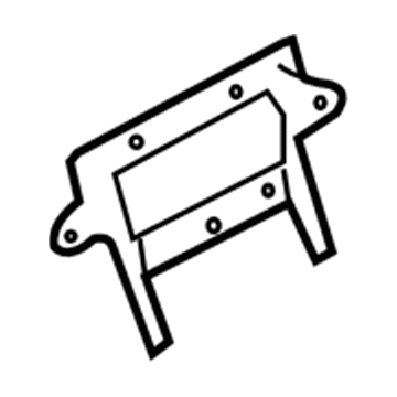 Saturn 15907961 License Bracket