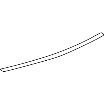 GM 84801218 Molding, Rear Lower 84801218 GM Molding, Rear Lower Illustration 1 of 1