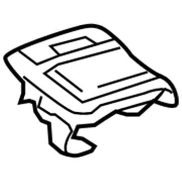 GM 22833013 Release Handle, Rear 22833013 GM Release Handle, Rear Illustration 1 of 1
