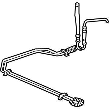 GM 26081253 Power Steering Cooler Tube 26081253 GM Power Steering Cooler Tube Illustration 1 of 1