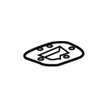 13343124 GM Handle Lower Retainer, Front Illustration 1 of 1