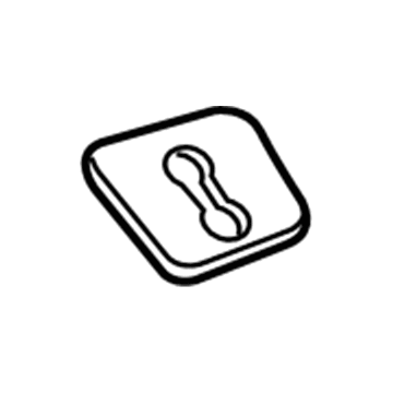 13487501 GM Striker Cover, Black, Rear Illustration 1 of 1