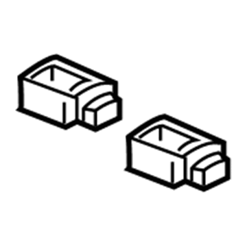 39058323 GM Slider, Black, Rear Illustration 1 of 1
