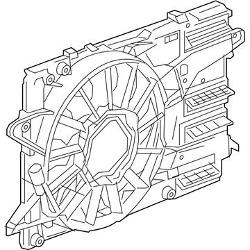 Chevy Malibu A/C Condenser Fan - 84297686