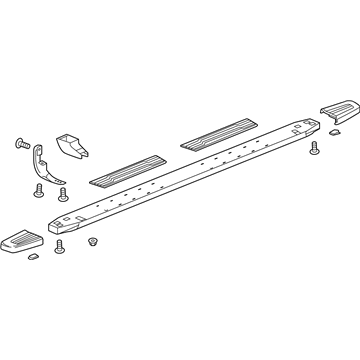 GM 84016710 Step Bar Assembly 84016710 GM Step Bar Assembly Illustration 1 of 1