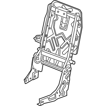 84782305 GM Seat Back Frame, Rear Illustration 1 of 1