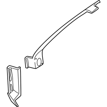 GM 22721434 Windshield Frame, Driver Side 22721434 GM Windshield Frame, Driver Side Illustration 1 of 1