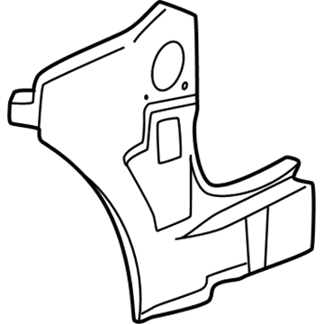 22667538 GM Hinge Pillar, Inner Passenger Side Illustration 1 of 1