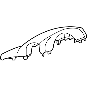 GM 20827817 Deflector Panel 20827817 GM Deflector Panel Illustration 1 of 1
