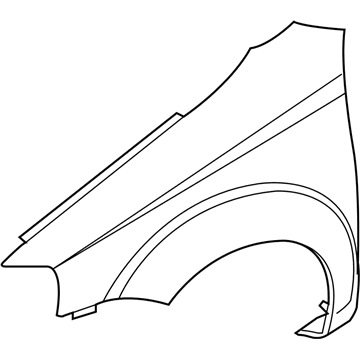 Chevy Aveo5 Fender - 96476680