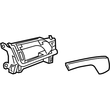 GM 20886814 Applique Panel, Bronze, Driver Side 20886814 GM Applique Panel, Bronze, Driver Side Illustration 1 of 1