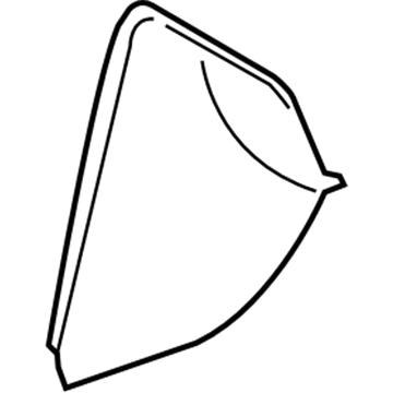 GM 20999527 Side Cover, Passenger Side 20999527 GM Side Cover, Passenger Side Illustration 1 of 1