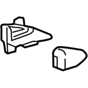 GM 20886806 Applique Panel, Bronze, Passenger Side 20886806 GM Applique Panel, Bronze, Passenger Side Illustration 1 of 1