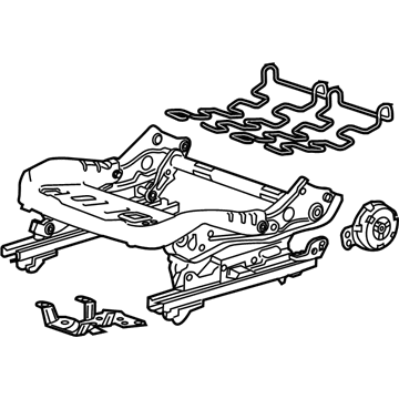 GM 42524494 Cushion Frame, Front 42524494 GM Cushion Frame, Front Illustration 1 of 1