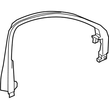84641174 GM Upper Trim, Front Driver Side Illustration 1 of 1