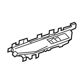 GM 84364681 Switch Panel, Driver Side 84364681 GM Switch Panel, Driver Side Illustration 1 of 1