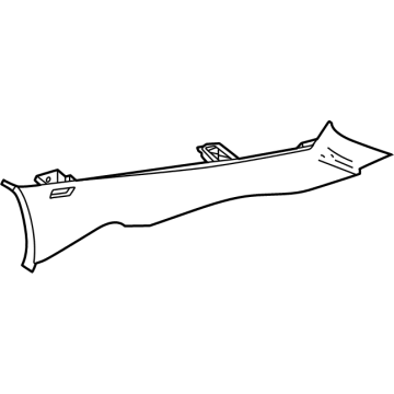 GM 86565092 Panel, Rear Quarter Upper (Above Belt) 86565092 GM Panel, Rear Quarter Upper (Above Belt) Illustration 1 of 1
