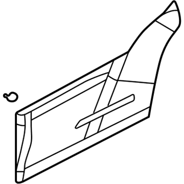 89046252 GM Lower Molding Illustration 1 of 1